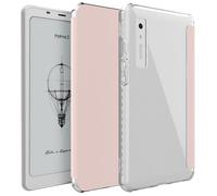 TUDIA SKN FLIP V2 compatibile con Cover Onyx Boox Palma 2 - [Tecnologia di accensione/spegnimento automatico avanzata] Custodia in pelle testurizzata trasparente antiurto (Rosa)