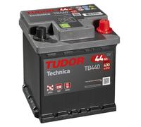 Tudor Exide - Batteria da auto high-tech da 44 Ah, 12 V Dimensioni: 175 x 175 x 190. Morsetto destro. Batteria per auto. è il 15% più potente rispetto ad una batteria standard.