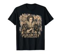 Tudor Icona Elisabetta I Dell'Inghilterra Storia Maglietta