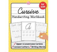 Tuebaah Cursive Handwriting Workbook for Kids (Tascabile)