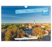 Türen-Tore-Tallinn, Stadt mit märchenhafter Atmosphäre und Charme (Wandkalender 2026 DIN A4 quer), CALVENDO Monatskalender: Tallinn, ist eine ... Welterbe und die Hauptstadt von Estland.