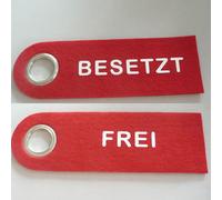 Türhänger aus Filz Segno Porta Decorativa Con Vari Motti Reversibile a Scelta