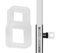 Türstopper Silikon | Abnehmbarer Türknaufstopper | Schutz Wand Möbel Stoßfänger für Arbeitszimmer Schlafzimmer Schlafsaal Kinderzimmer Transparent Rutschfest