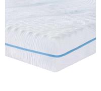 TUERYAFEK Materasso Medio Rigido 140x200 Bianco | Memory Foam a 7 zone, allevia la pressione, dorme sulla schiena e sul lato, facile da pulire