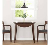 TUERYAFEK Tavolo da pranzo in legno massiccio dell'albero della gomma | Resistente agli urti, durevole, superficie liscia, lavabile con un panno umido, versatile come tavolo da lavoro o per PC