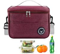 TUFA Borsa Termica Porta Pranzo, 6.4L Borsa Termica Addensato, Borsa Frigo, Borsa Pranzo Portatile per Ufficio Scuola Viaggi Campeggio All'aperto Picnic