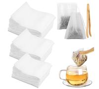 Tufa Sacchetti per Tisana, 500 Pezzi Filtro Tea Usa e Getta con Coulisse, Bustina di Tè, 3 Misure Filtri Tisane per Tè Aromatizzato, Spezie, Vaniglia, Lavanda, Caffè…