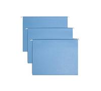 Tuff Hanging Folder with Easy Slide Tab, Letter, Blue, 18/Pack, Sold as 1 Box