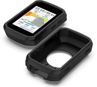 TUFF LUV Custodia in silicone compatibile con Garmin Edge 550 e 850, custodia protettiva flessibile, ammortizzante, colore nero