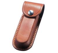 TUFF LUV - Custodia in Vera Pelle Marrone Chiaro [Compatibile Con Leatherman] Wave+ / Rebar/Sidekick/Wingman/Charge+ / Rev/Free P2 e P4