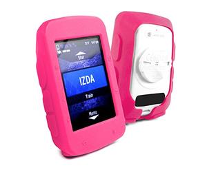 TUFF LUV Custodia Silicone Gel Skin per Garmin Edge 520/520 Plus - Rosa
