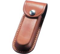 TUFF LUV Guaina multiuso - Porta coltelli in pelle per coltelli pieghevoli e utensili multiuso [manico da 7,6 - 12,7 cm (marrone,grande: 12,7 cm)