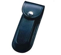 TUFF LUV Guaina multiuso - Porta coltelli in pelle per coltelli pieghevoli e utensili multiuso [manico da 7,6 - 12,7 cm (nero, grande: 12,7 cm)