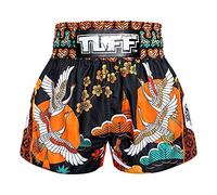 Tuff Sport Muay Thai Pantaloncini Boxe Stili Tradizionali MMA Allenamento Kickboxing, Tuf-ms652-org, L