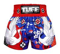 Tuff Boxe Sport Muay Thai Shorts Trunks Kick Arti Marziali Allenamento Palestra Abbigliamento - Blu - Large