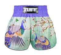 Tuff Sport Pantaloncini da Muay Thai, stile retrò, taglio slim classico, MMA, kickboxing, set da allenamento, Tuf-rms112-mtc, XX-Large