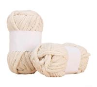 Tuffati nella creatività con questo filato spesso 1 pezzo, perfettamente adatto per il tuo prossimo progetto di sciarpa (beige)