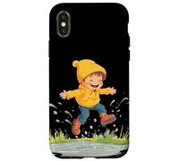Tuffati nella gioia con le vibrazioni di salto pozzanghera Custodia per iPhone X/XS