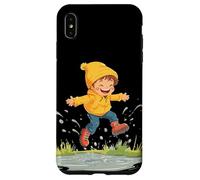 Tuffati nella gioia con le vibrazioni di salto pozzanghera Custodia per iPhone XS Max