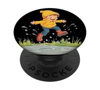 Tuffati nella gioia con le vibrazioni di salto pozzanghera PopSockets PopGrip Adesivo