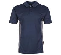 TuffStuff Elite Polo da lavoro, 100% poliestere, facile manutenzione, leggera, traspirante e anti-umidità, con pannelli a contrasto, versatile, Marina Militare, XL