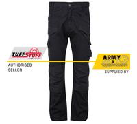 TUFFSTUFF Elite Uomo Ripstop Pantaloni Lavoro Ginocchio Pastiglia Tasche Triplo