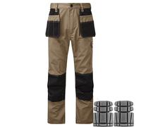 Tuffstuff Excel Pantaloni Da Lavoro Workwear Triplo Cucito + Ginocchiere