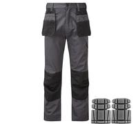Tuffstuff Excel Pantaloni Da Lavoro Workwear Triplo Cucito + Ginocchiere
