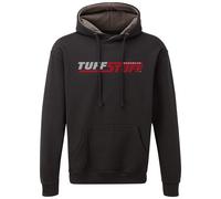 Tuffstuff Felpa con Logo Cappuccio Foderato Tasca Marsupio Comfort Pesante Uomo
