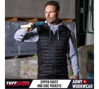 Tuffstuff Gilet Con Cappuccio Softshell Con Pannelli E Tasche Con Zip