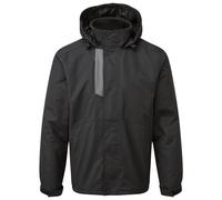 Tuffstuff Nero Impermeabile Antivento Giacca con Cappuccio Robusto Fodera Pile