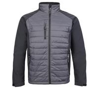 TuffStuff Snape - Giacca invernale da uomo, comoda e resistente, giacca invernale da uomo, giacca softshell, da lavoro, giacca invernale, Grigio, XL