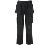 Tufo Stuff Extreme Uomo Pantaloni da Lavoro IN Cordura Ginocchio Pad Tasche Tela