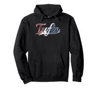 Tufts Medford MA Patriotic Red White Blue Design Felpa con Cappuccio