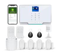 TUGARD Sistema di Allarme Domestico Smart Compatibile con Google e Alexa, Kit 12 Pezzi Fai da Te Senza Canone Mensile, Sirena, Sensori Porta/Finestra, Telecomandi, Ideale per Casa, Ufficio e Villa