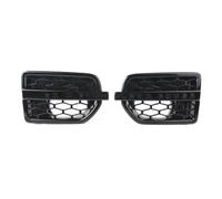 TUHBCX Cornice per fendinebbia 2X Gloss Black Car Air Intake Parafango Prese d'Aria Griglia Laterale ABS per Land Rover per LR4 per Discovery 4 2010-2016 Copertura Fendinebbia Auto