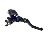 TUHBCX Set leve frizione freno Cilindro Principale 1 PZ Moto 22mm 7/8 '' Manubrio Pompa Freno Leva Frizione Idraulica Per Suzuki(Svart,Purple)