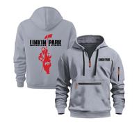 TUIAIFA Pullover con Cerniera da Uomo 2026 for Felpa Linkin Park