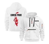 TUIAIFA Pullover con Cerniera da Uomo 2026 for Felpa Linkin Park