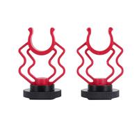 Tuidzljd 2 Pezzi Microfono Universale Ondulato Adattatore per Montaggio Un Scossa nel Plastica per Microfono Staffa di Ricambio per By-Mm1