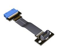 Tuidzljd Connettore Interno USB3.0 A Pannello Frontale USB 3.1 Tipo C Tipo e Femmina Adattatore Convertitore 20 Pin 19 Pin per Riser Scheda Madre PC