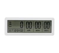 Tuidzljd Orologio con Timer Digitale Grande per il Conto Alla Rovescia - 999 Giorni con Timer per il Conto Alla Rovescia per la Cucina del Laboratorio di Laurea (Bianca)