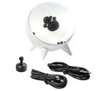 Tuidzljd Pickup Fluido Magnetico Luce del Ritmo Musicale - Ornamento del Desktop Visualizzato, Decorazione Della Casa Altoparlante Suono Partner Luce Bianca