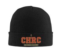 TUIKKKLO Cappelli Lavorati a Maglia CHRC Quebec Radio Lover Berretti Lavorati a Maglia per Le Donne degli Uomini Berretti Cappelli Invernali Acrilico Caldo Melone cap Sport Regalo