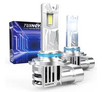TUINCYN 9006 LED Lampadine Auto, 20000LM 600% Brillante 6000K Bianco Canbus, 9006 HB4 LED Fari Lampada Kit, Anabbaglianti o Abbaglianti, 1:1 Mini Lampadine Sostituzione per Alogena, 2 Lampadine