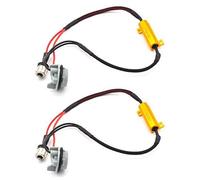 TUINCYN confezione di 2 resistenze di carico da 50 W 8 Ohm, adatte per LED BA15S 1141 1095 7506 1156 1156A P21W 1680 per Risolve il problema dell'iper flash sulla lampadina a LED