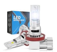 TUINCYN Lampadine H11 LED Auto, 30000LM 800% Brillante Fari LED H8 H9, Luci H11 6500K Bianco, 1:1 Mini Fendinebbia Auto Sostituzione per Alogena, 2 Lampadine