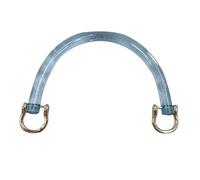 TUITA 1 pz Manico in Acrilico per Borse Tote Trasparente Tessuto a Forma di U Maniglie per Borse Tracolla Trasparente Fai da Te con Fibbia a D Accessori per Borse