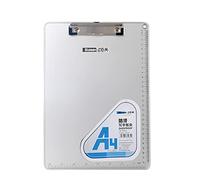 TUKA | 1 x A4 Portablocco in Lega di Alluminio con Clip in Metallo Gommato - Supporto Antiscivolo - Estable Extremadamente Robusto - Grande Resistenza - Porta-pad Lavagna da Scrittura, TKD8053-A4-1x