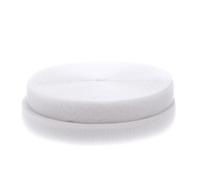 TUKA 12mx20mm Nastro Gancio e Anello da cucire, non adesivo Hook & Loop striscia, Cucire On Magico Strisce Ideale per abiti | 12m Gancio e 12m anello nastro, larghezza 20mm, Bianco, TKB5002 White